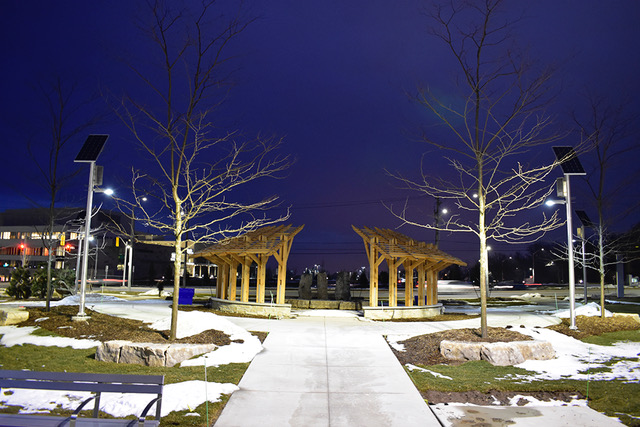 MohawkCommunityPlaza_night time